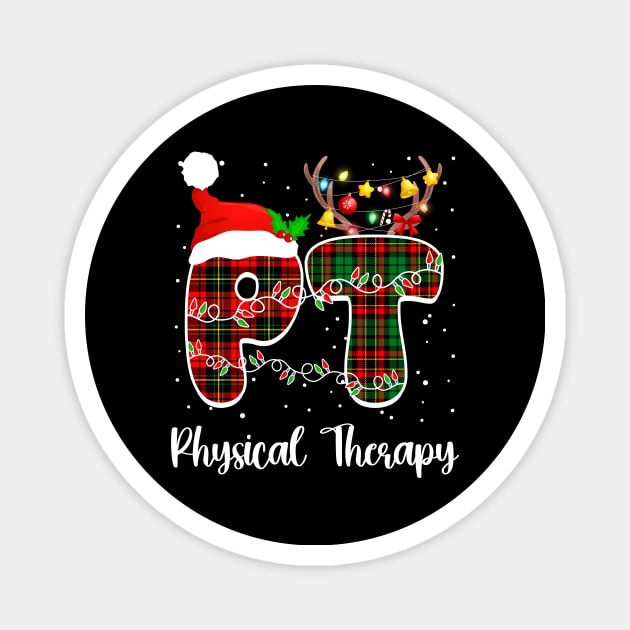 PT Therapist Physical Therapy Christmas Magnet by antrazdixonlda